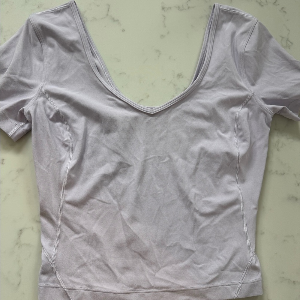 Lululemon Align T-shirt- size 2- light lilac